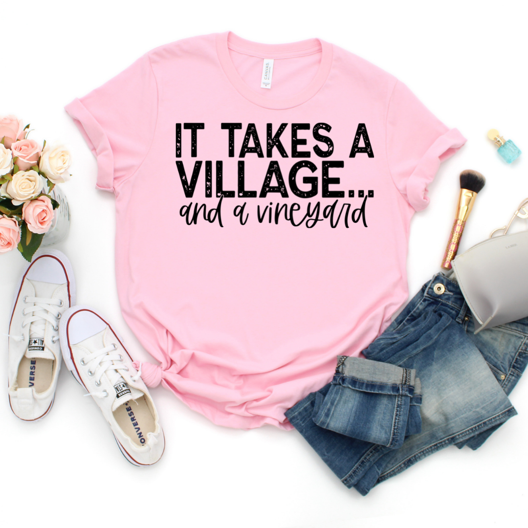Bella+Canvas It Takes a Village T-Shirt