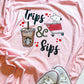 Bella+Canvas Trips & Sips T-Shirt