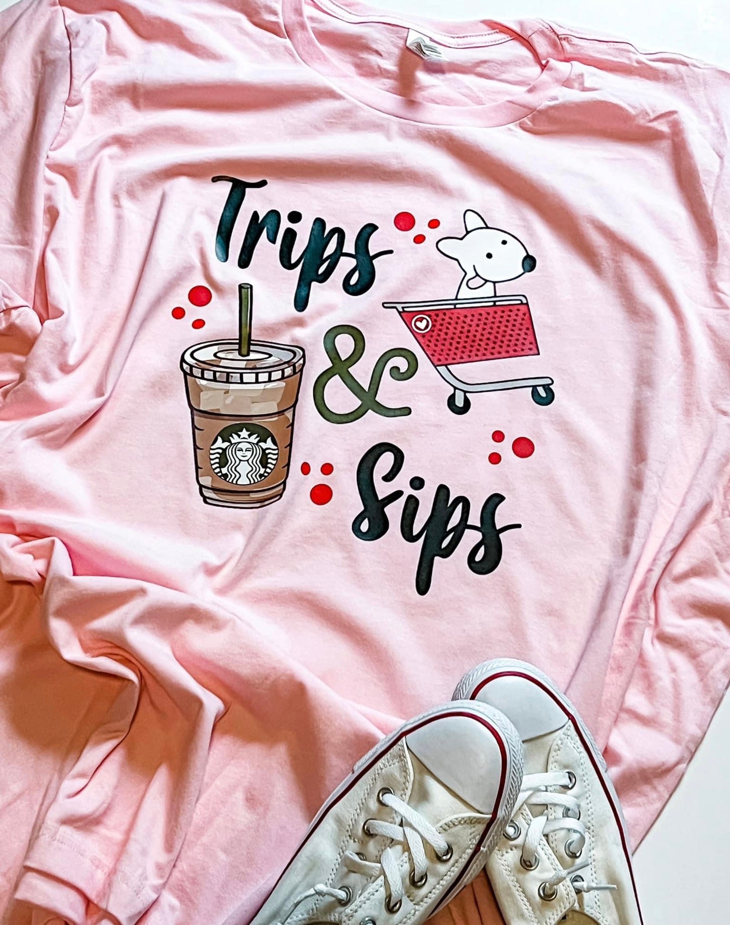 Bella+Canvas Trips & Sips T-Shirt